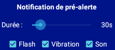 2. Notification de pré-alerte