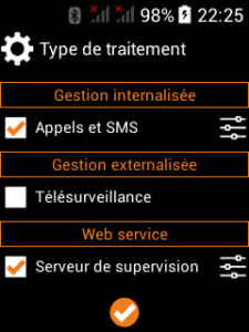 type de traitement de l_alarme