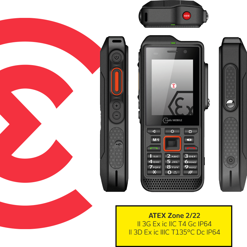 IS330.2 Téléphone PTI ATEX Zone 2 Emerit