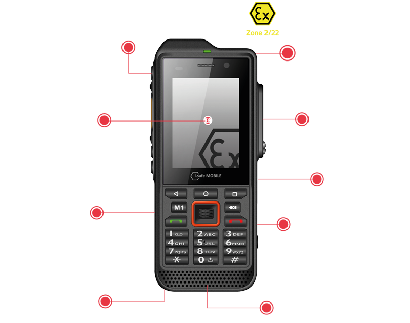 e-IS330.2 Téléphone PTI ATEX Emerit
