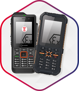 Téléphones ATEX à claviers physiques et écrans tactiles
